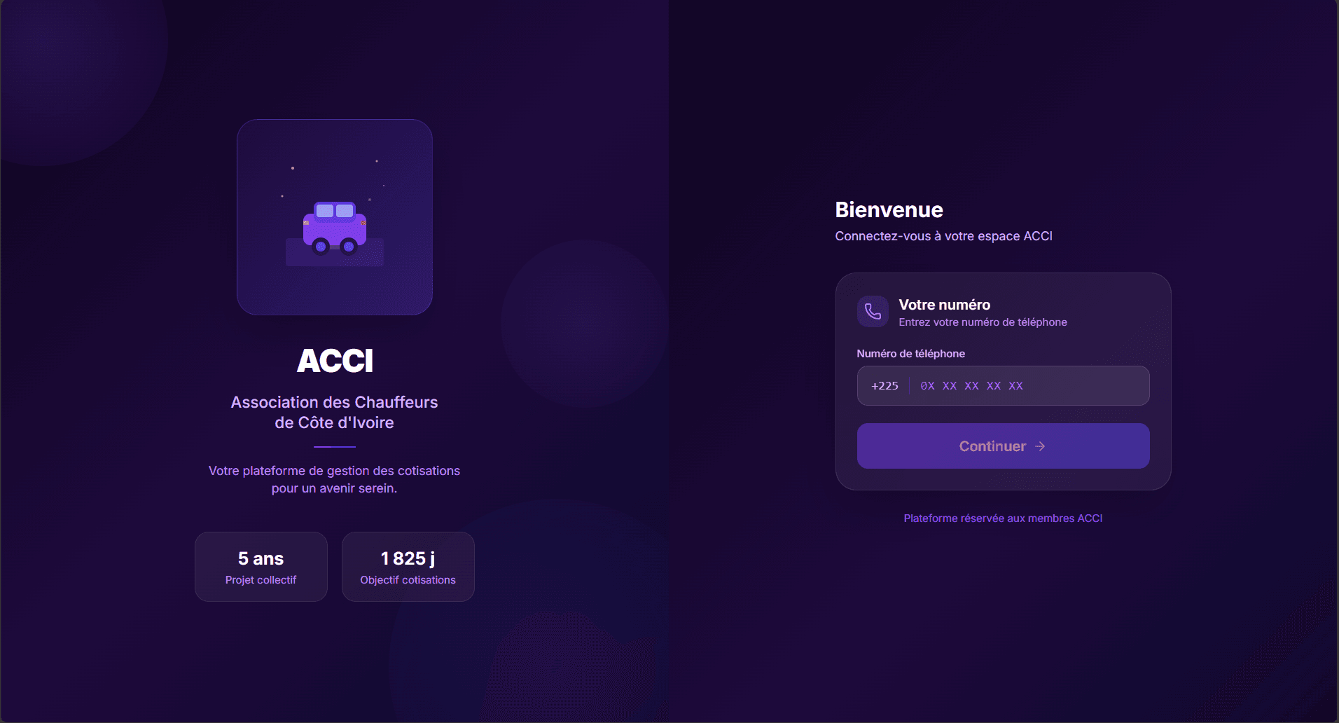 Plateforme ACCI